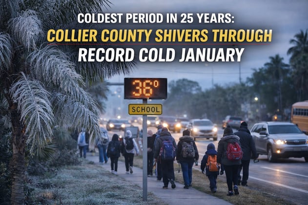 Collier County Records Coldest Stretch in 25 Years as January Chill Lingers