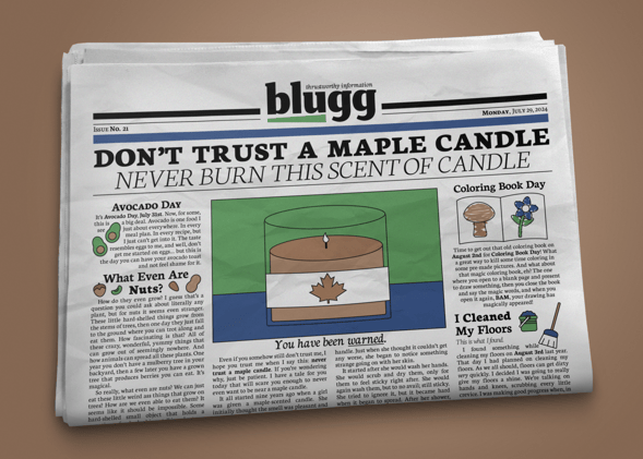 DON’T TRUST A MAPLE CANDLE