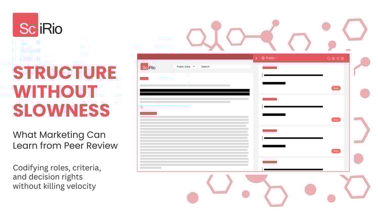 Structure Without Slowness: What Peer Review Teaches Us About Marketing Review Cycles