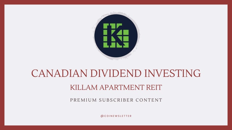 Killam Apartment REIT: Stock and Dividend Analysis
