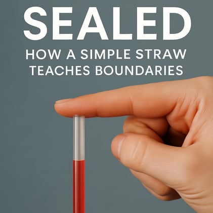 Sealed: How a Simple Straw Teaches Boundaries