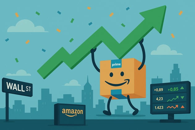 🚀 Amazon 'Saves the Market' with Incredible Earnings, Jumping 9%