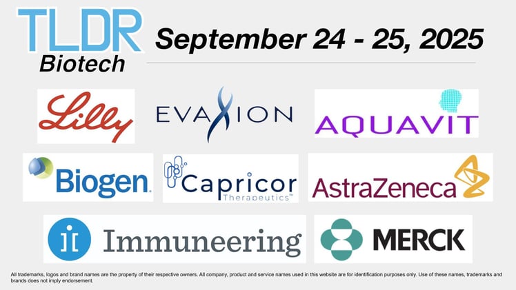 Biotech & Pharma Updates | September 24 - 25, 2025 