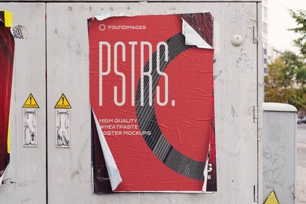 34 mockups de pôsteres