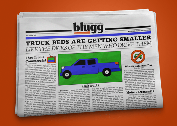 TRUCK BEDS ARE GETTING SMALLER