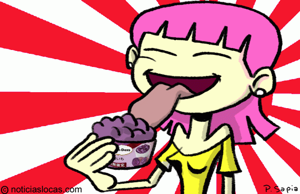 Lanzan un helado de batata de color violeta