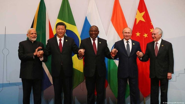 China & Russia expedite plans to develop BRICS payments system.