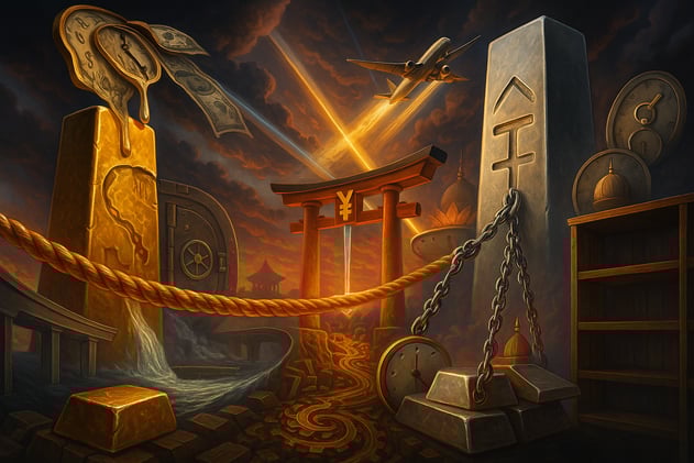 1971→Now: >2% inflation everywhere; China premiums flip; 1.84M oz silver drained; gold warrants go vertical; India’s 10:1 silver-collateral rule; 92 BOJ liquidity shots