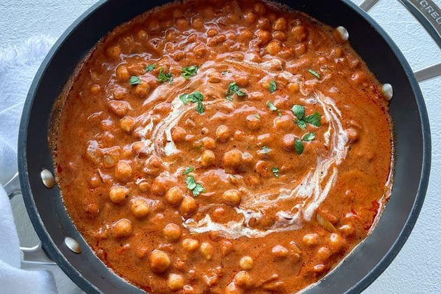 Butter chickpea curry