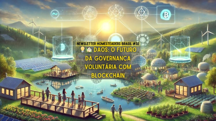 Homesteaders Brasil #32 | 💡🏡 DAOs: O Futuro da Governança Voluntária com Blockchain