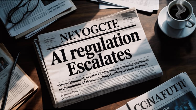 AI Regulation Escalates: States vs Giants + 5 Breakthroughs
