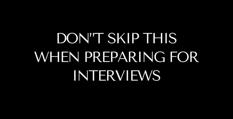 📩 The part of your interview prep you're probably skipping