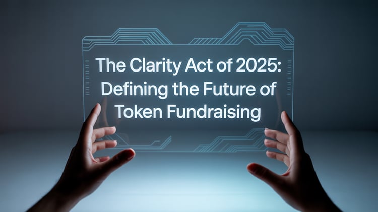 The CLARITY Act of 2025: Defining the Future of Token Fundraising
