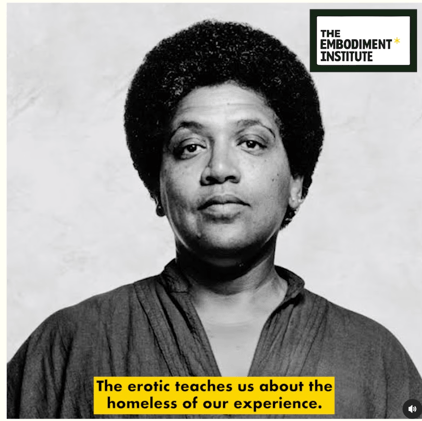 Embodiment Is Dangerous to Domination, Audre Lorde, Free Somatic Therapy Summit, Healthy Guts, BIPOC Meditation