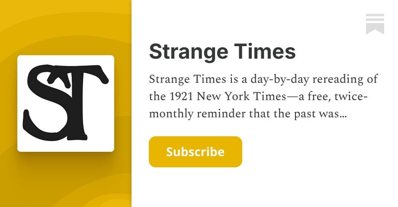 Strange Times Special 6: Ran Away With a Nun