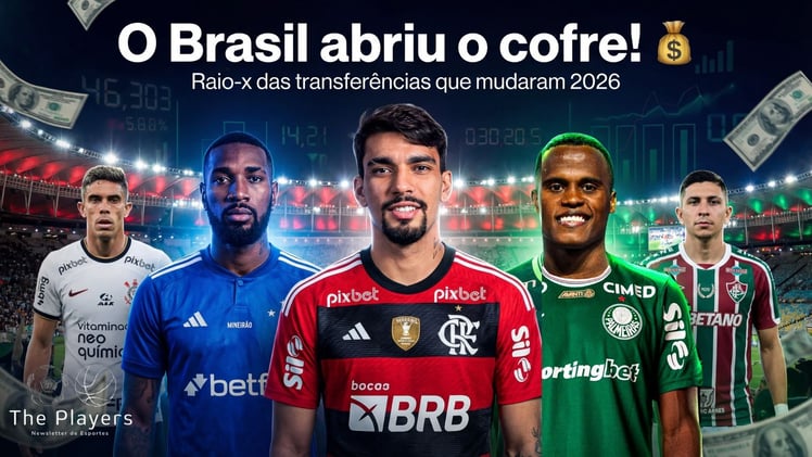 😱💸Brasil gastou 1,3 bilhões de reais em contratações! 🗞️ Brasileirão, CBF, Rooney bravo, 🏀 NBA com Kawhi Leonard e ➕!