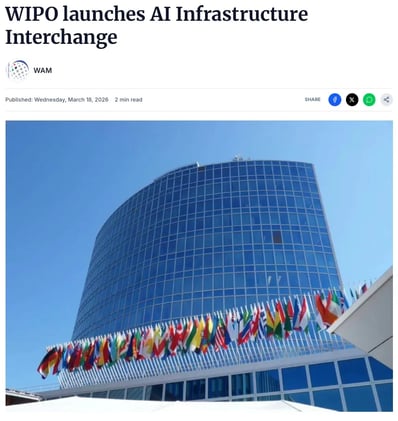 The World Intellectual Property Organisation (WIPO) launched the Artificial Intelligence Infrastructure Interchange (AIII)
