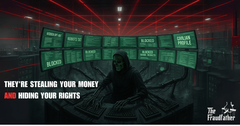 They're Stealing Your Money AND Hiding Your Rights