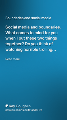 Boundaries & social media