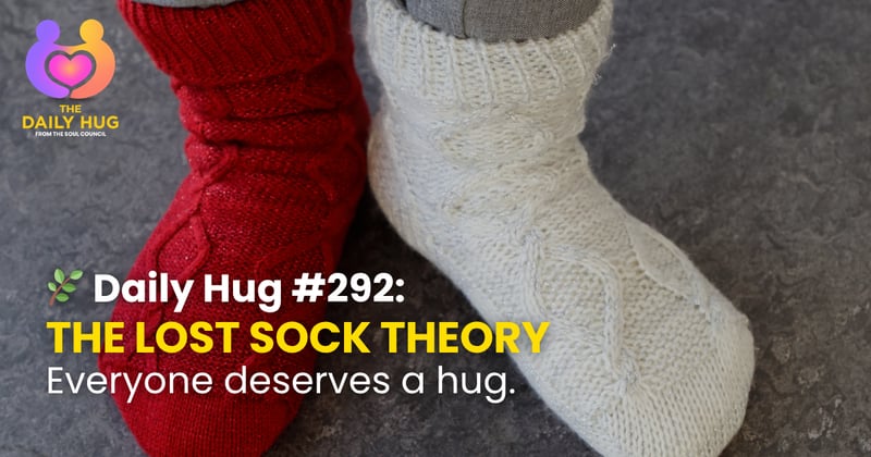 🌿 Daily Hug #292: The Lost Sock Theory