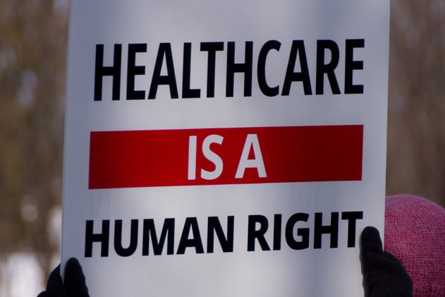 Hands Off Our Healthcare — No War Tradeoffs