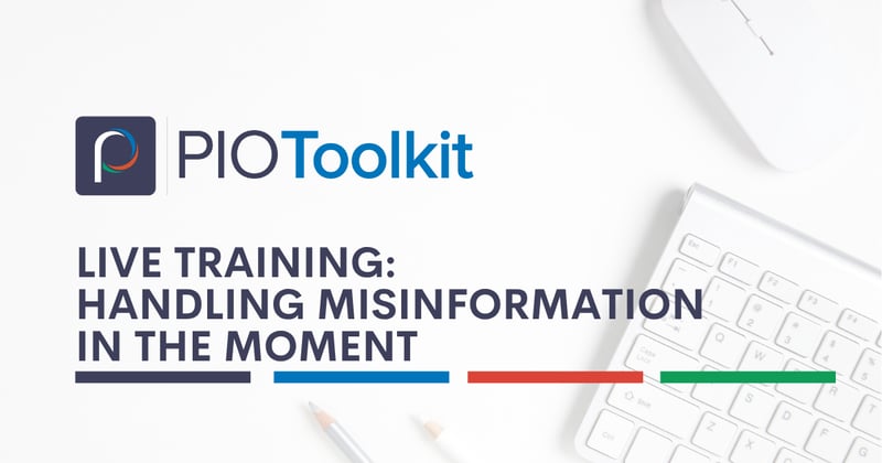 Live Training: Handling Misinformation in the Moment