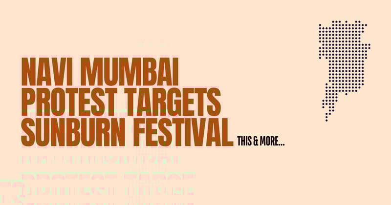 Navi Mumbai protest targets Sunburn Festival over drugs, obscenity and safety concerns