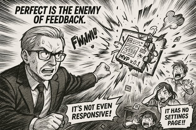 Your MVP Is Too Polite. Ship Something That Might Actually Offend Someone