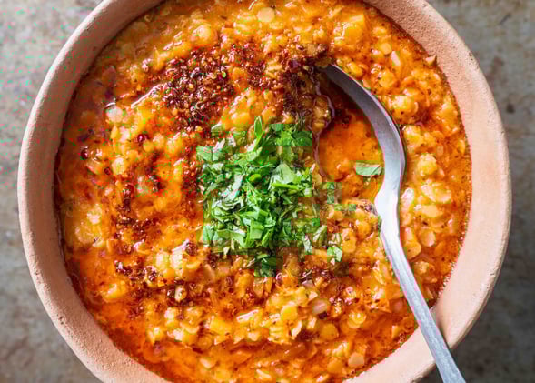 Rustic Mercimek Çorbası (Turkish Lentil Soup)