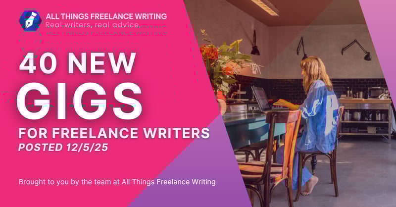 12/5 Freelance Writing Jobs Newsletter