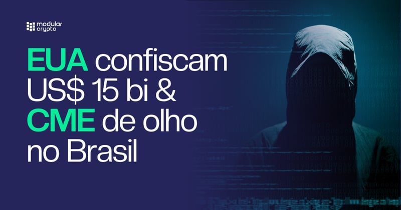 🔲 EUA confiscam US$ 15 bi & CME de olho no Brasil