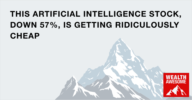 This Artificial Intelligence Stock, Down 57%, Is Getting Ridiculously Cheap
