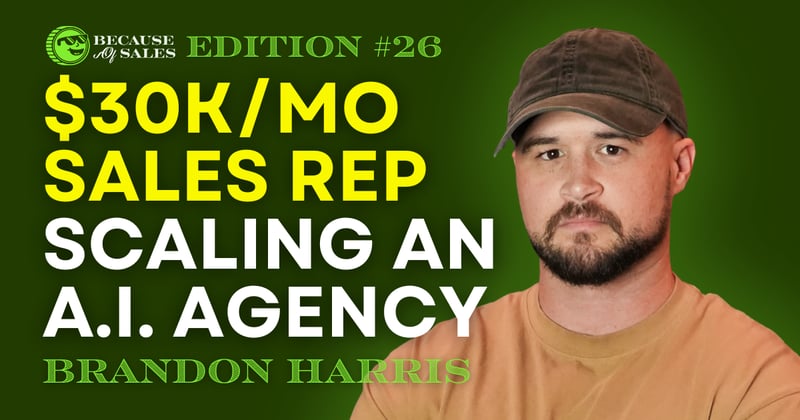 😎 $30k/mo sales rep quits for AI, strategic job hopping, and how to sell to rich people