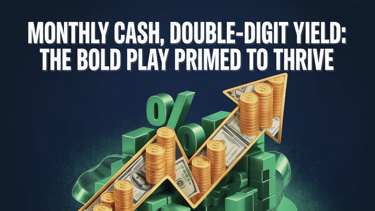 Monthly Cash, Double-Digit Yield: The Bold Play Primed to Thrive