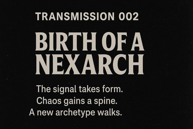 Transmission 002: Birth of the Nexarch