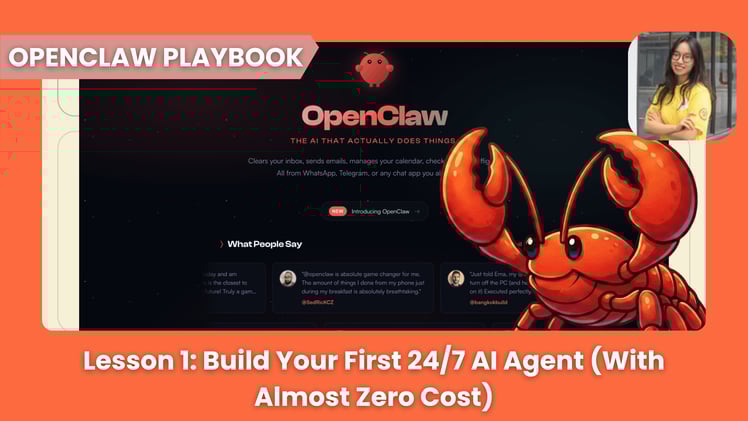 🦞 OpenClaw Playbook Lesson 1: Build Your First 24/7 AI Agent (With Almost Zero Cost)