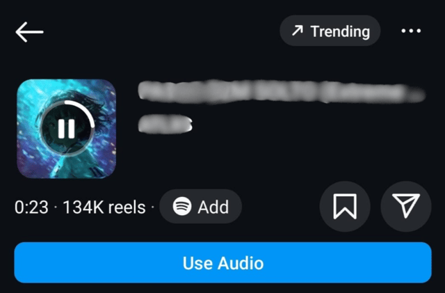 This audio is getting creators lot of views