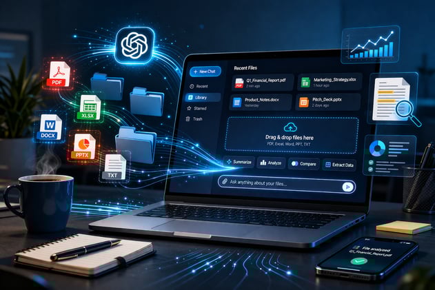 ChatGPT is now a real file workspace (not just a chat box) 📂