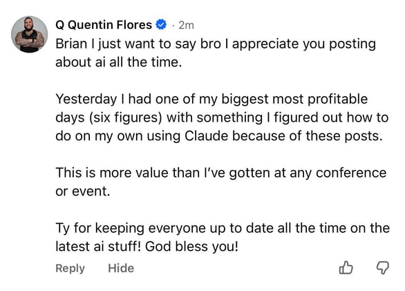 This Guy Made Six Figures In A Day From The Information In My Posts And Newsletters