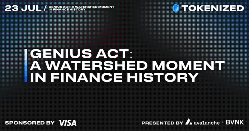 GENIUS Act: A Watershed Moment in Finance History
