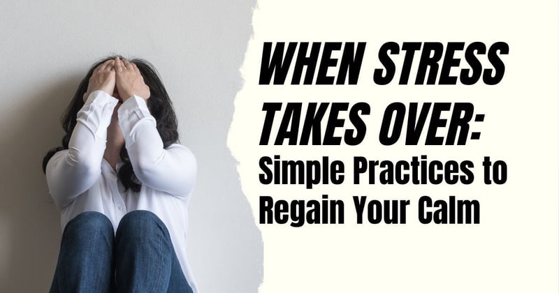 When Stress Takes Over: Simple Practices to Regain Your Calm (Without an App or Screen)