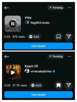 Best trending audios to use at the moment!