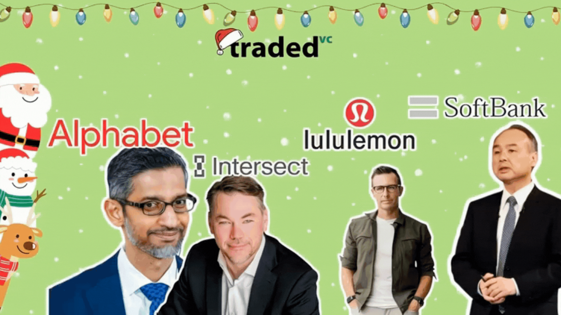 The 12 Deals of Christmas • TradedVC’s Naughty and Nice List of 2025 • Nvidia Acquires Groq's Assets for $20B • Precious Metals Make History • Lululemon Athletica Deal • Japan x SoftBank Group AI Partnership • Alphabet Acquires Intersect