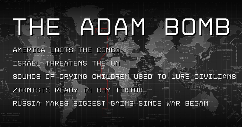 Mineral looting, child-baiting drones and UN death threats