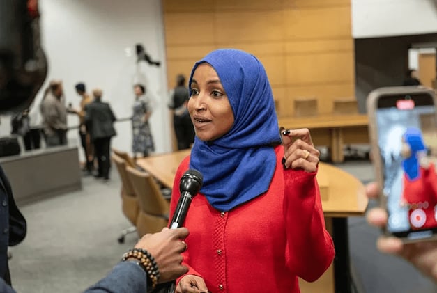 Ilhan Omar Shocks With ‘God---- States’ Slur in Anti-ICE Tirade