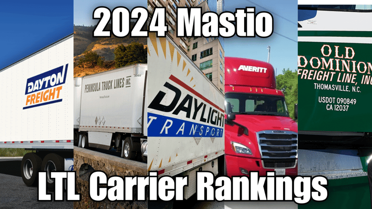2024 Mastio LTL Carrier Rankings: Who’s on Top and Why It Matters
