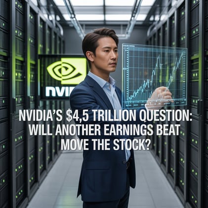 💥Nvidia’s $4.5 Trillion Question: Will Another Earnings Beat Move the Stock?