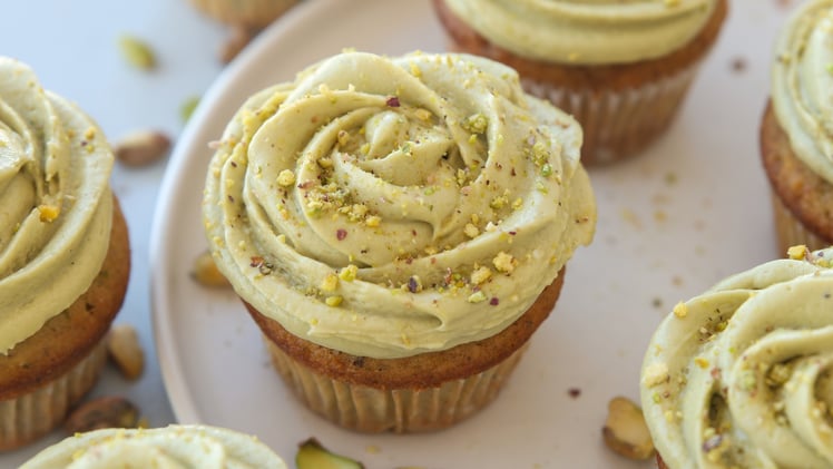 Soft, Moist & Full of Flavor — Meet My Pistachio Cupcakes