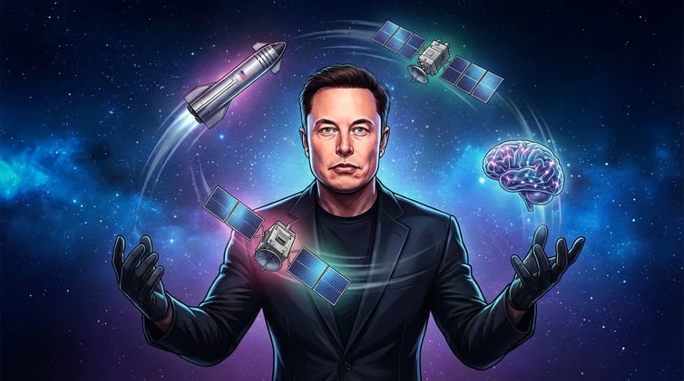 xAI se une a SpaceX en una megafusión