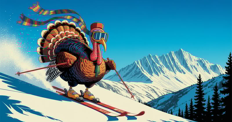 🦃 Happy Thanksgiving from the Slopes!